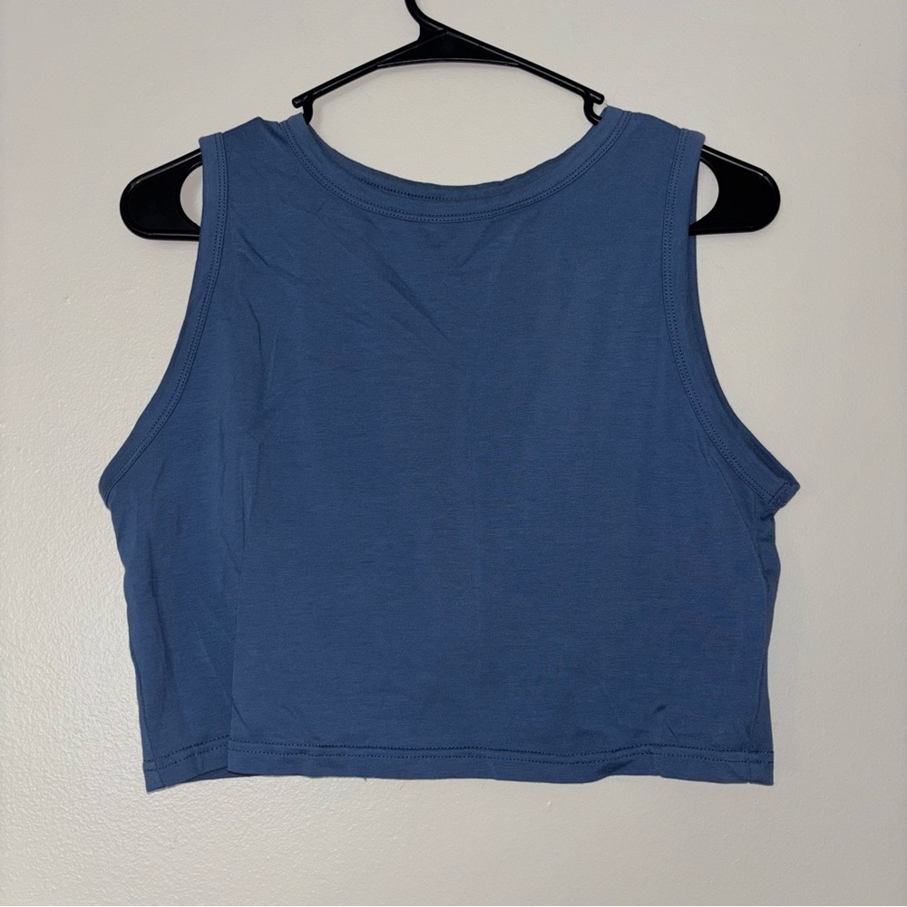 SHEIN Classic Blue Tank Top